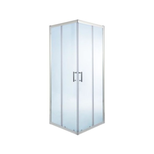 Mampara de ducha rectangular transparente 190x120x70cm onega