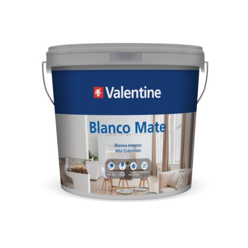Pintura interior blanca valentine 15l