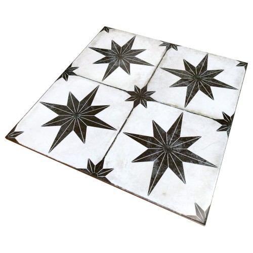 Suelo Star Black 45x45 cm