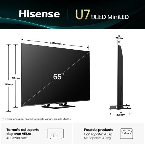 Televisor Hisense Mini-LED 55U7Q