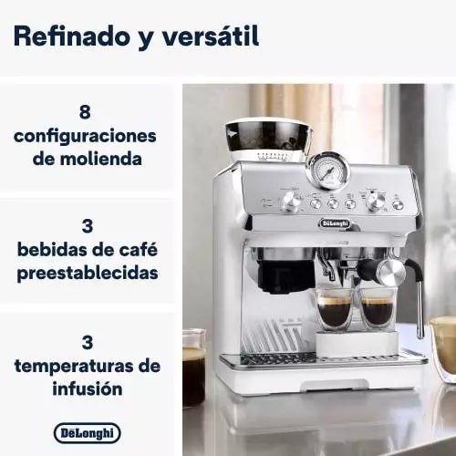 Cafetera DeLonghi Specialista Arte EC9155.W con molinillo